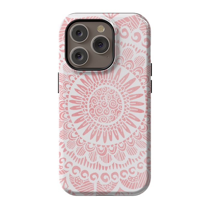 iPhone 14 Pro StrongFit Blush Lace by Tangerine-Tane