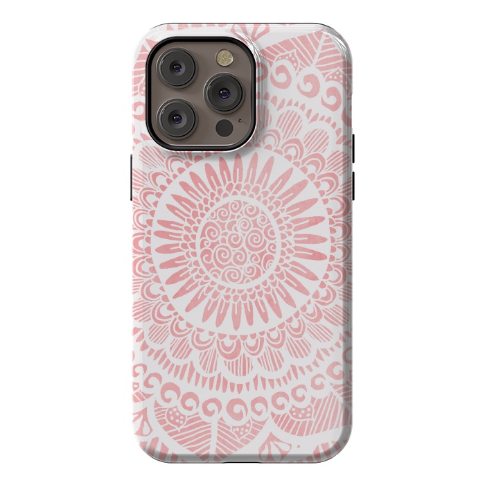 iPhone 14 Pro max StrongFit Blush Lace by Tangerine-Tane