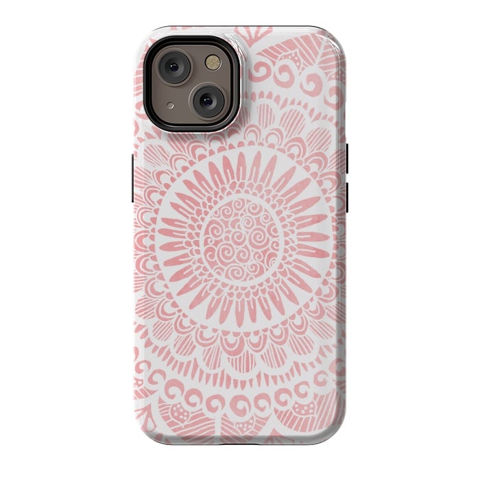 iPhone 14 StrongFit Blush Lace by Tangerine-Tane