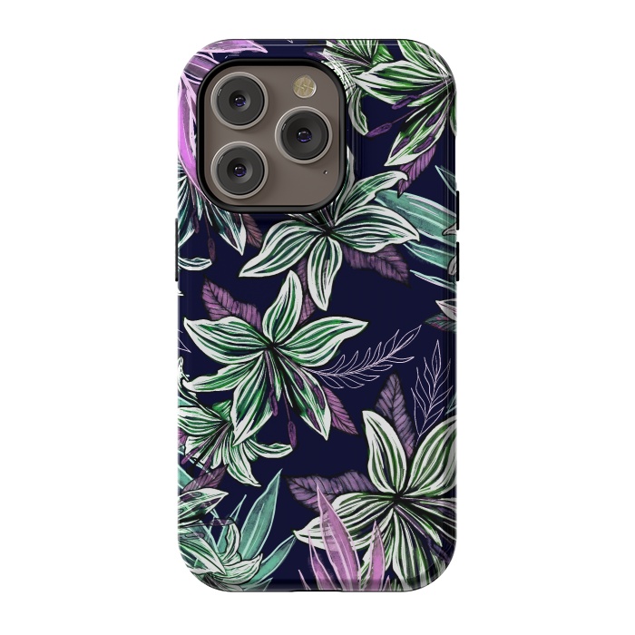 iPhone 14 Pro StrongFit Floral Lilly  by Rose Halsey