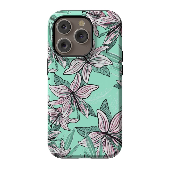 iPhone 14 Pro StrongFit Dancing Lilly  by Rose Halsey
