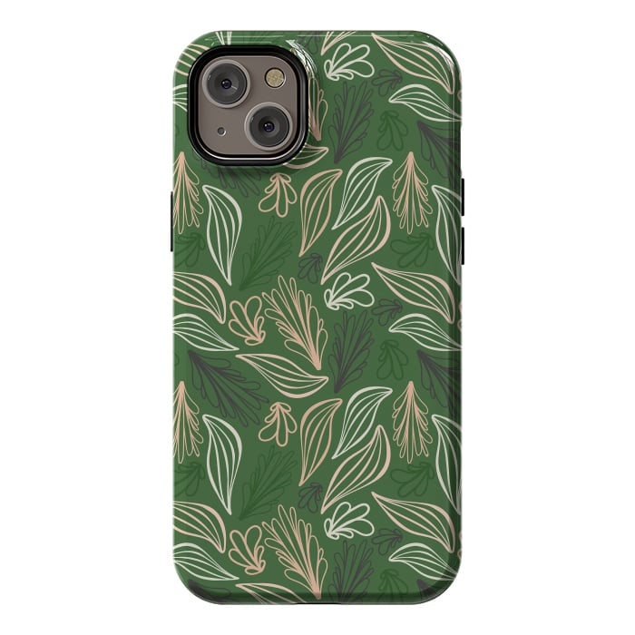 iPhone 14 Plus StrongFit Evergreen Botanicals by Kimberly Senn | Senn & Sons