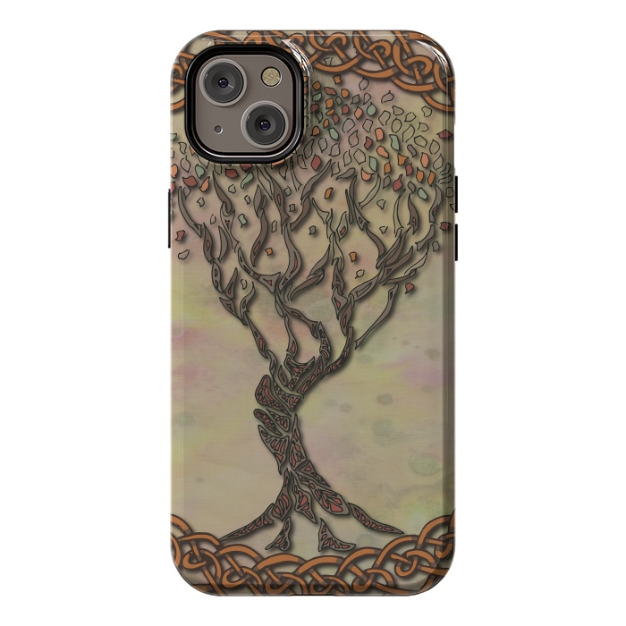 iPhone 14 Plus StrongFit Celtic Tree of Life II by Lotti Brown