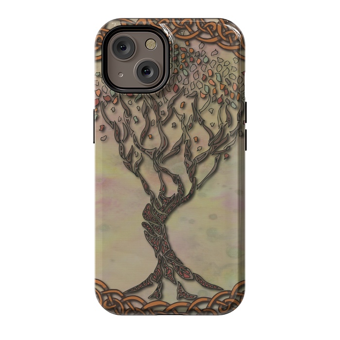 iPhone 14 StrongFit Celtic Tree of Life II by Lotti Brown