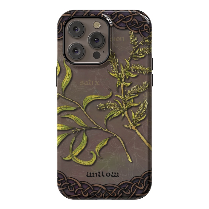 iPhone 14 Pro max StrongFit Celtic Willow by Lotti Brown