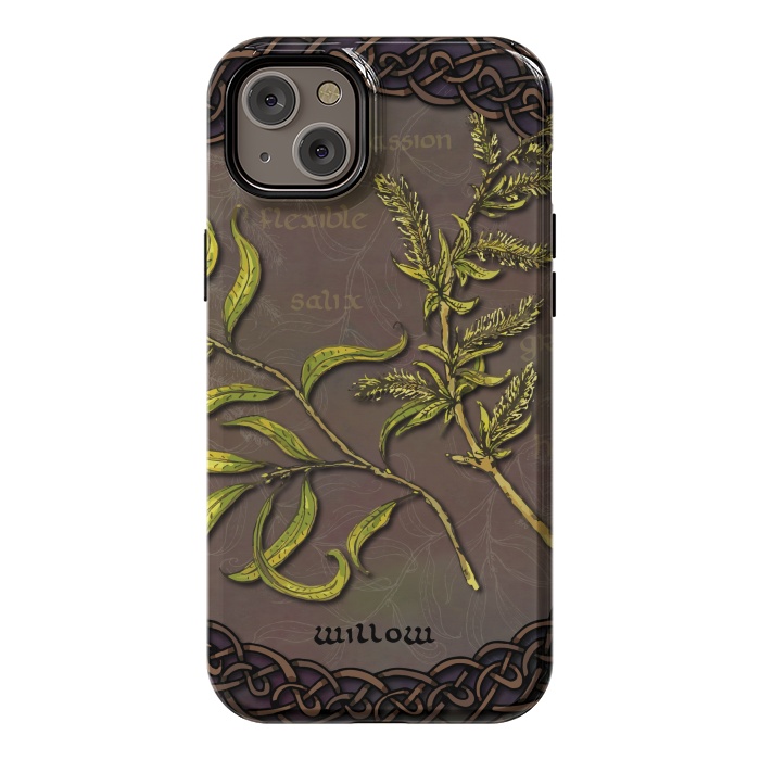 iPhone 14 Plus StrongFit Celtic Willow by Lotti Brown