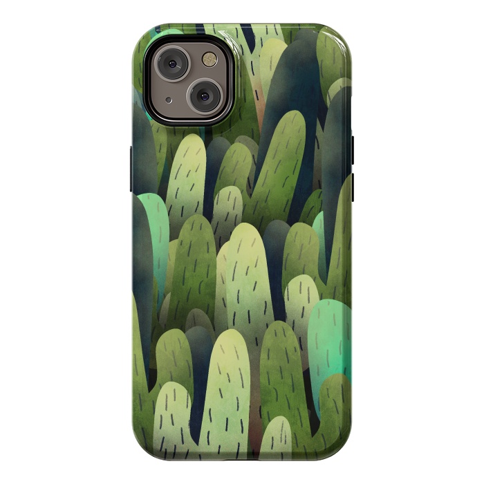 iPhone 14 Plus StrongFit The cactus fields  by Steve Wade (Swade)