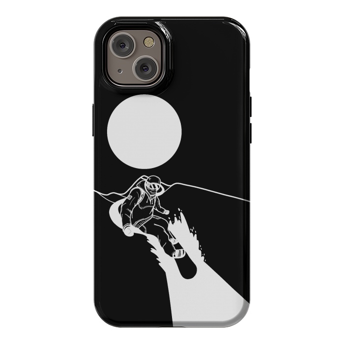 iPhone 14 Plus StrongFit The snowboarder by Steve Wade (Swade)
