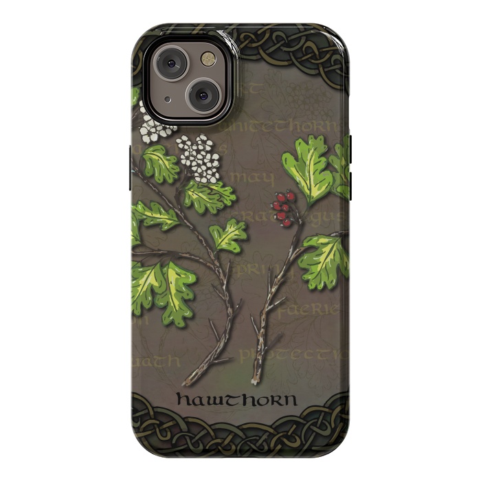 iPhone 14 Plus StrongFit Celtic Hawthorn by Lotti Brown