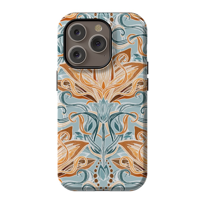 iPhone 14 Pro StrongFit Autumn Afternoon Art Nouveau  by Micklyn Le Feuvre
