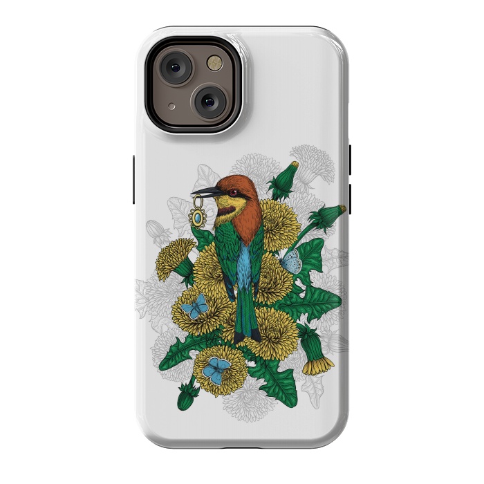 iPhone 14 StrongFit The bee eater with the golden pendant by Katerina Kirilova