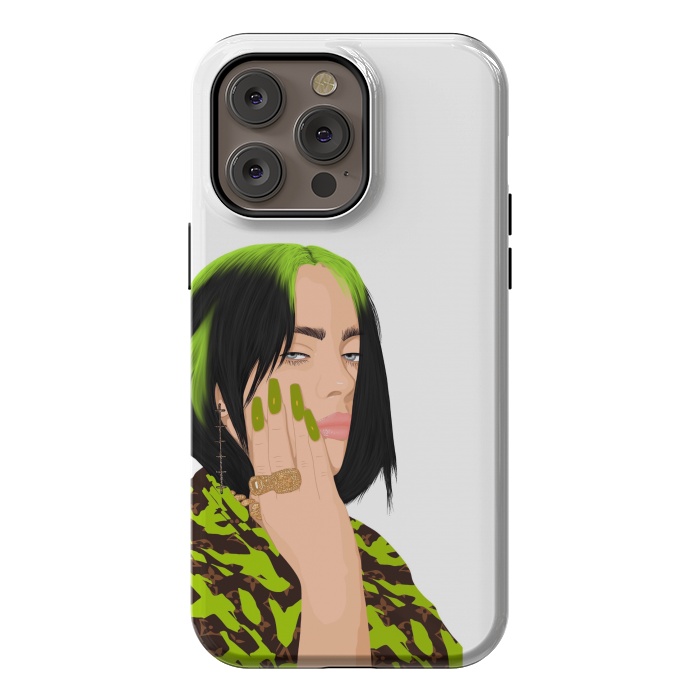 iPhone 14 Pro max StrongFit Billie eilish green by Jms
