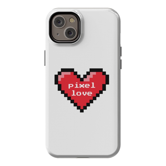 iPhone 14 Plus StrongFit Pixel love by Laura Nagel