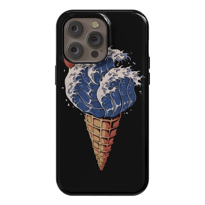iPhone 14 Pro max StrongFit Kanagawa Ice Cream  by Ilustrata