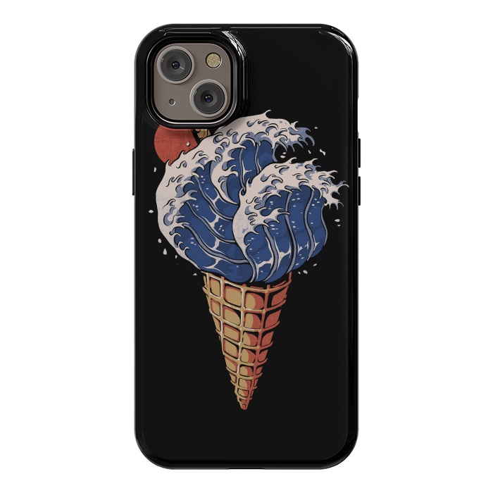 iPhone 14 Plus StrongFit Kanagawa Ice Cream  by Ilustrata