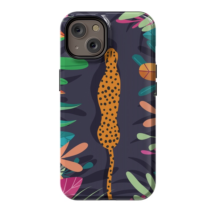 iPhone 14 StrongFit Cheetah walking in the wild by Jelena Obradovic