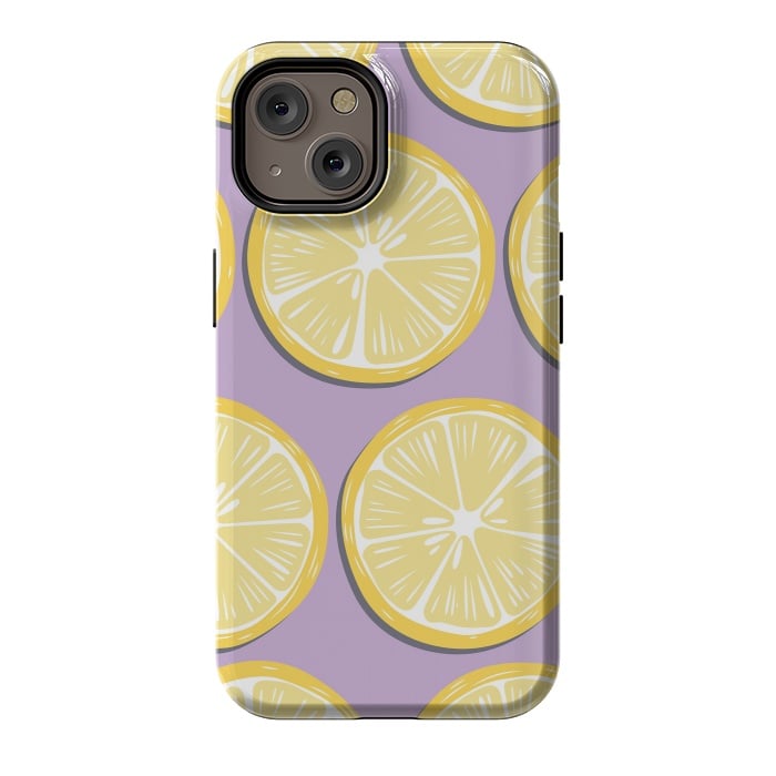 iPhone 14 StrongFit Lemon pattern 10 by Jelena Obradovic