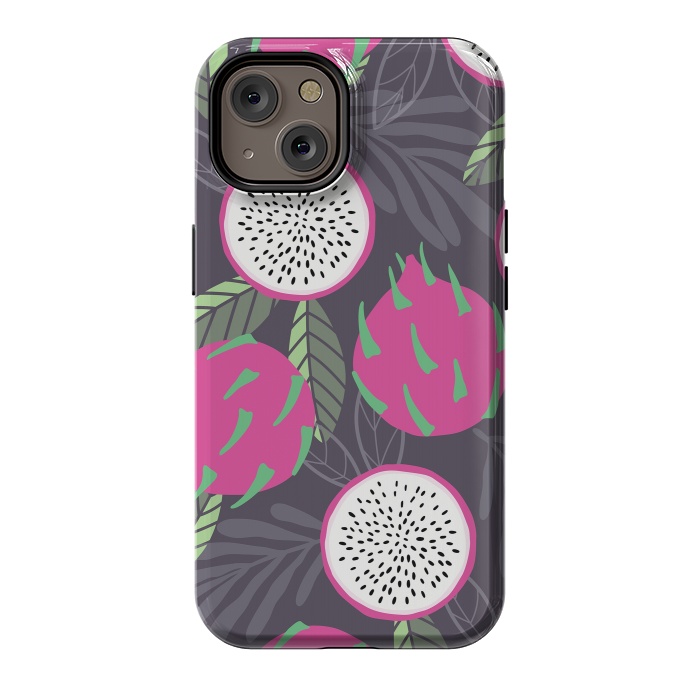 iPhone 14 StrongFit Dragon fruit pattern 03 by Jelena Obradovic