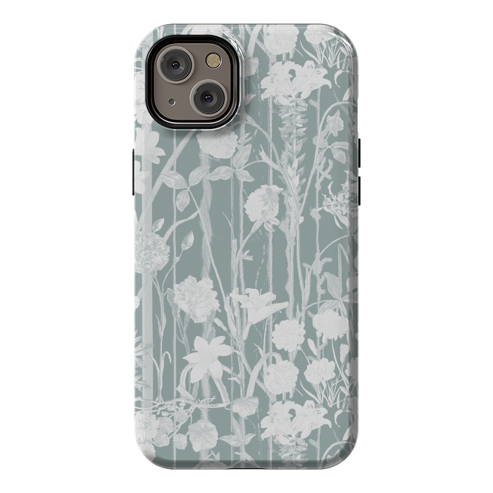 iPhone 14 Plus StrongFit Pastel botanical floral vines by Oana 