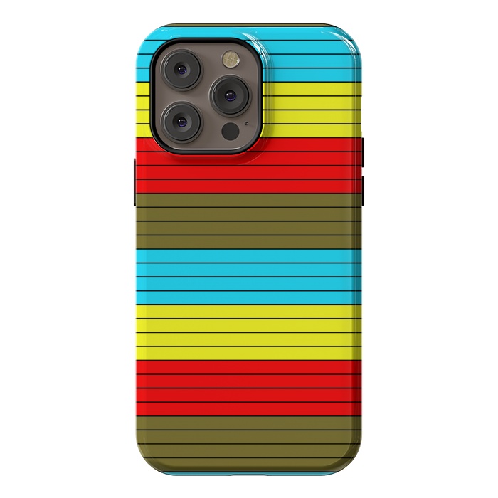 iPhone 14 Pro max StrongFit Multiple Colored by TMSarts