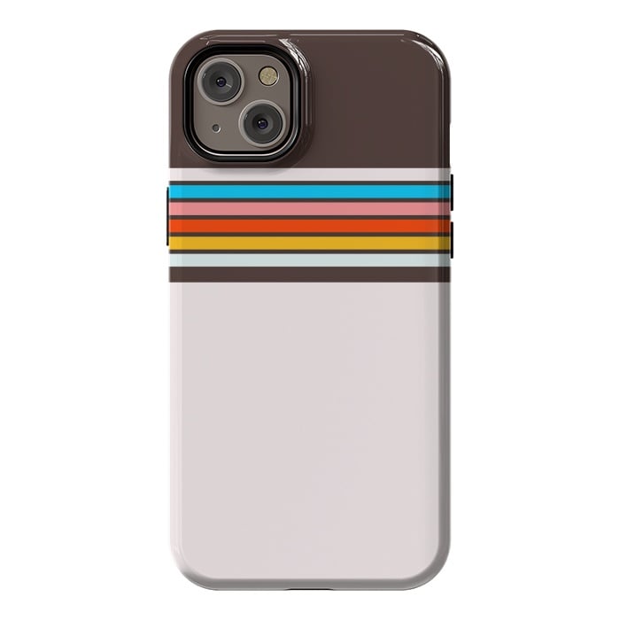 iPhone 14 Plus StrongFit Vintage Stripes by TMSarts