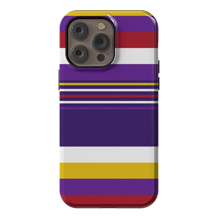 iPhone 14 Pro max StrongFit Casual Purple by TMSarts