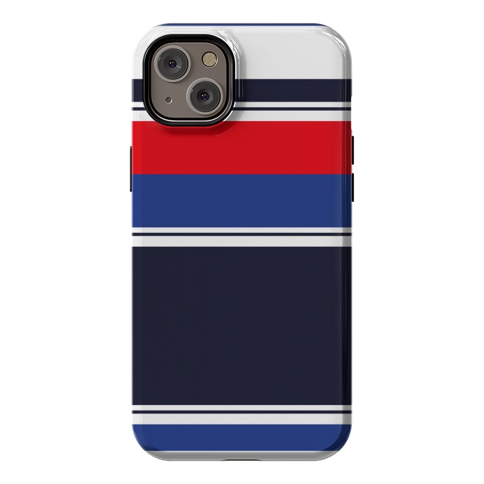 iPhone 14 Plus StrongFit Blue Casual  by TMSarts