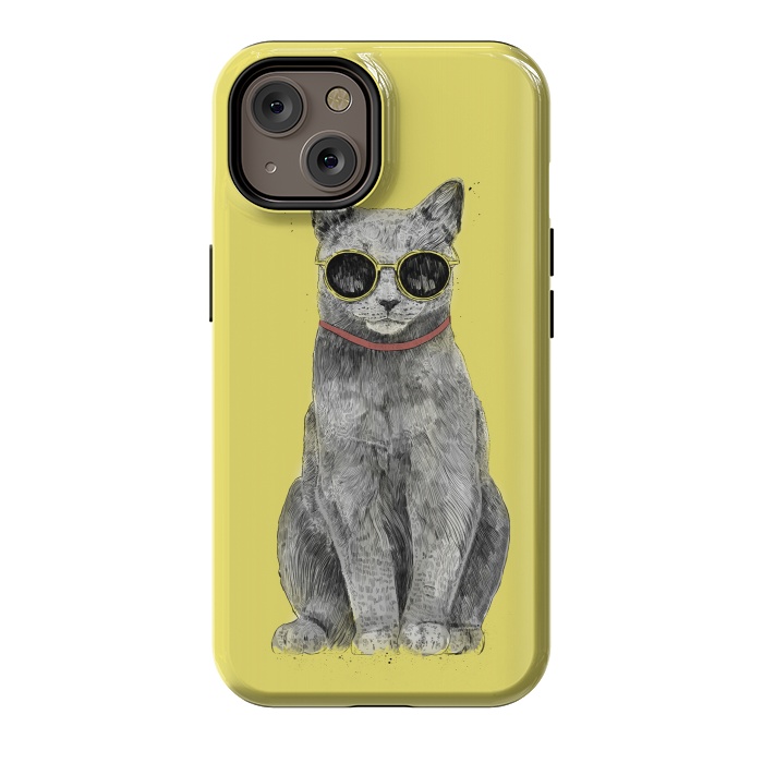 iPhone 14 StrongFit Summer Cat by Balazs Solti