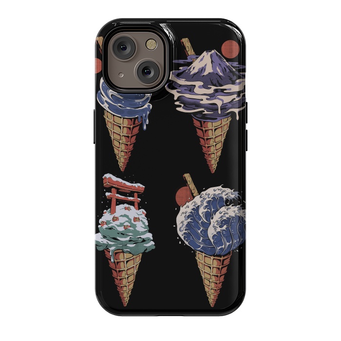 iPhone 14 StrongFit Japanese Ice Creams by Ilustrata