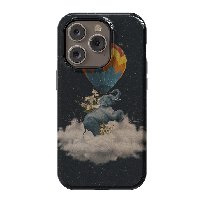 iPhone 14 Pro StrongFit Between Clouds by Eleaxart