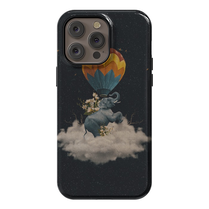 iPhone 14 Pro max StrongFit Between Clouds by Eleaxart
