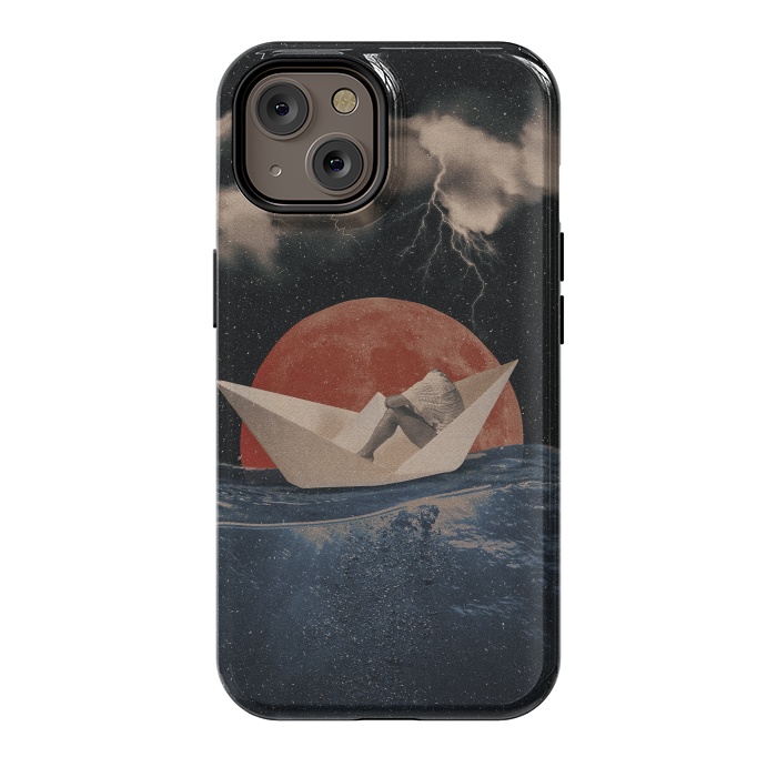 iPhone 14 StrongFit Paper Boat by Eleaxart