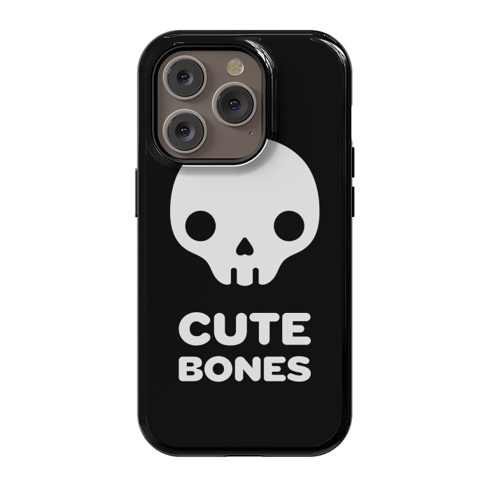 iPhone 14 Pro StrongFit Cute skull by Laura Nagel