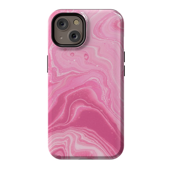 iPhone 14 StrongFit Pink marble 2 by Winston