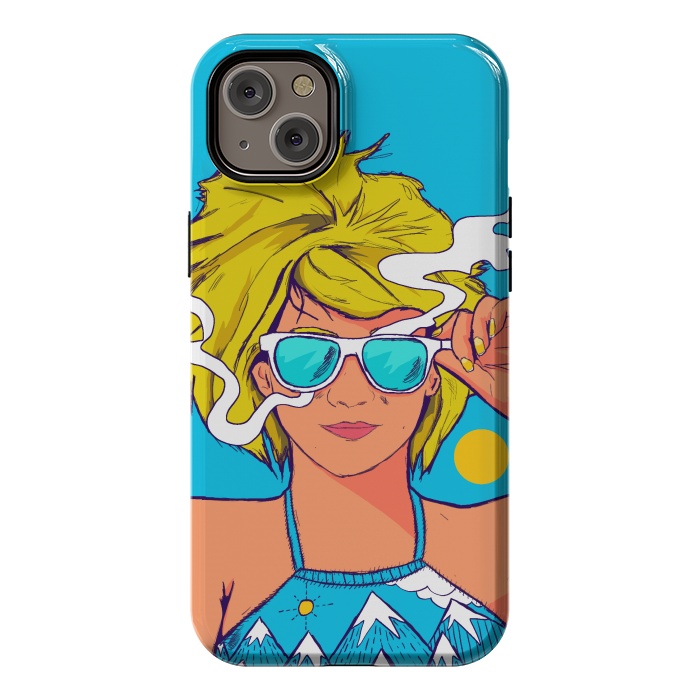 iPhone 14 Plus StrongFit The summer girl by Steve Wade (Swade)