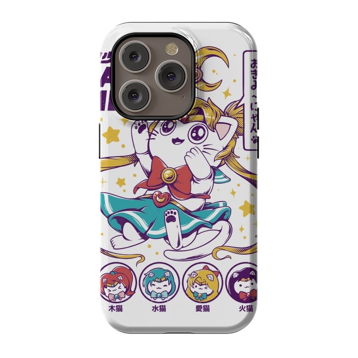 iPhone 14 Pro StrongFit Sailor Meow II by Ilustrata