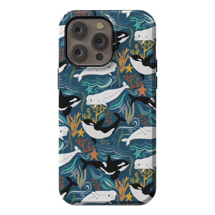 iPhone 14 Pro max StrongFit Canadian Whale Watching by Tangerine-Tane