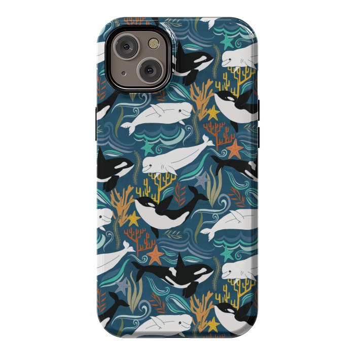 iPhone 14 Plus StrongFit Canadian Whale Watching by Tangerine-Tane