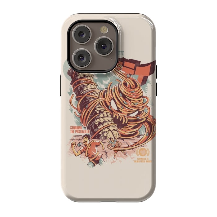 iPhone 14 Pro StrongFit The Kaiju Spaghetti by Ilustrata