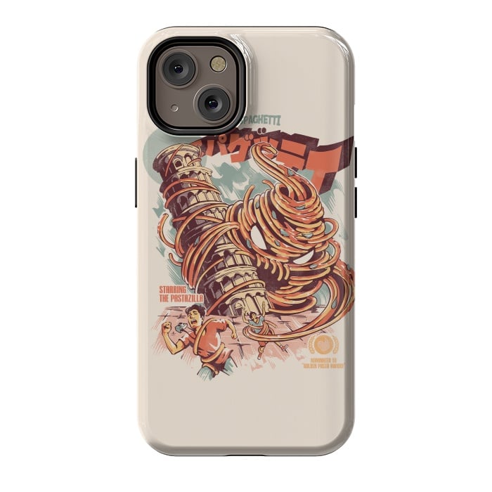 iPhone 14 StrongFit The Kaiju Spaghetti by Ilustrata