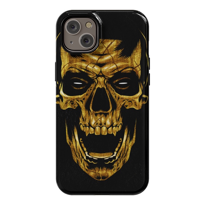 iPhone 14 Plus StrongFit Golden Skull by Alberto