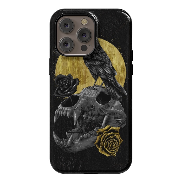 iPhone 14 Pro max StrongFit Skull Crow by Alberto