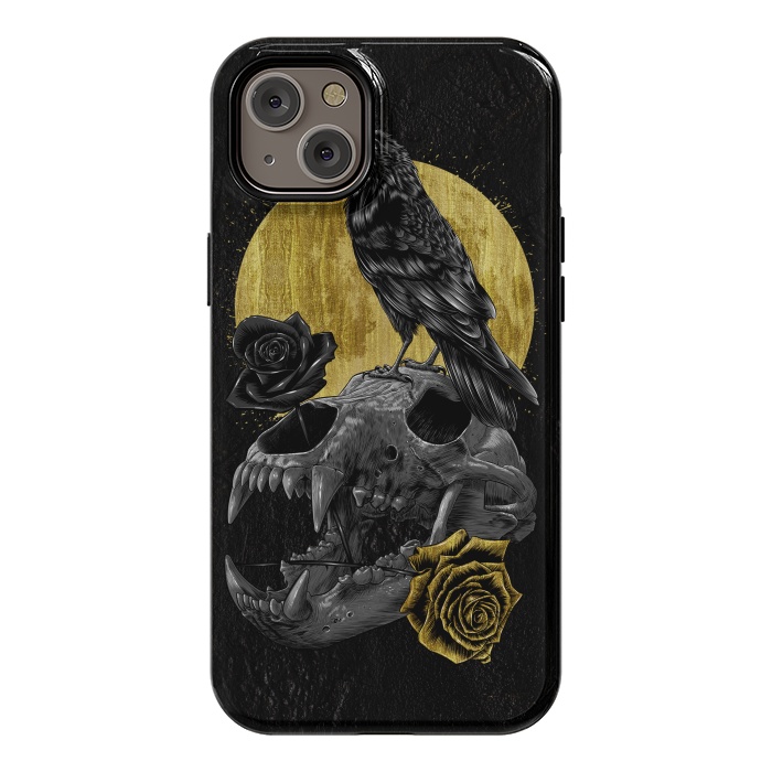 iPhone 14 Plus StrongFit Skull Crow by Alberto
