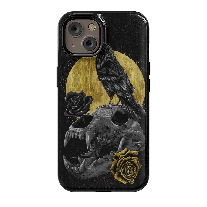 iPhone 14 StrongFit Skull Crow by Alberto
