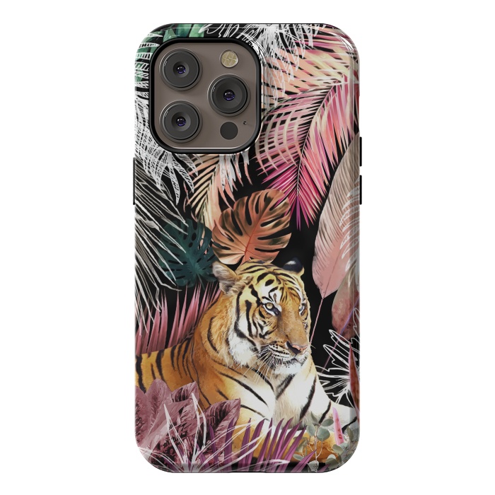 iPhone 14 Pro max StrongFit Jungle Tiger 01 by amini54