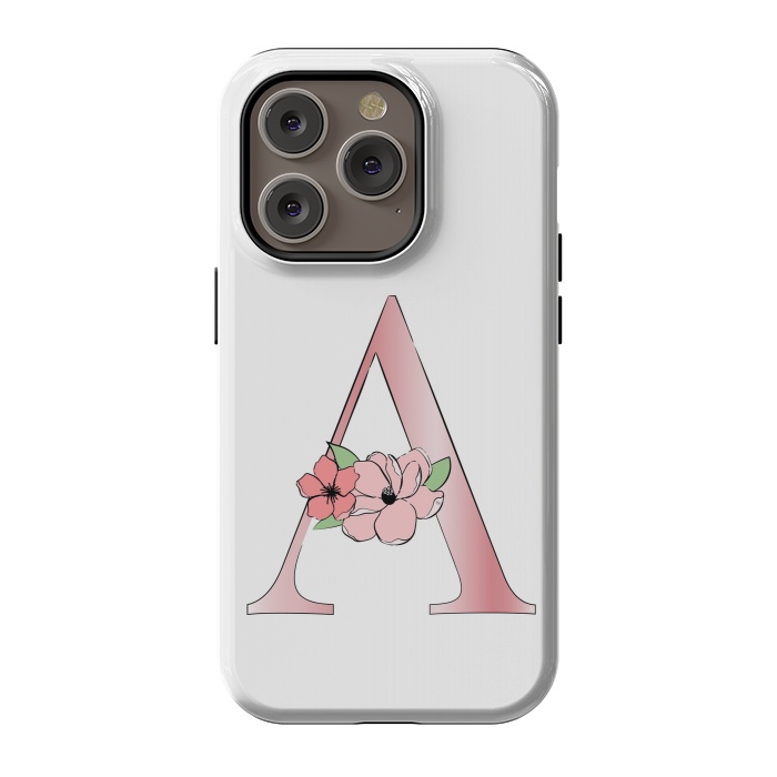 iPhone 14 Pro StrongFit Monogram Letter A by Martina
