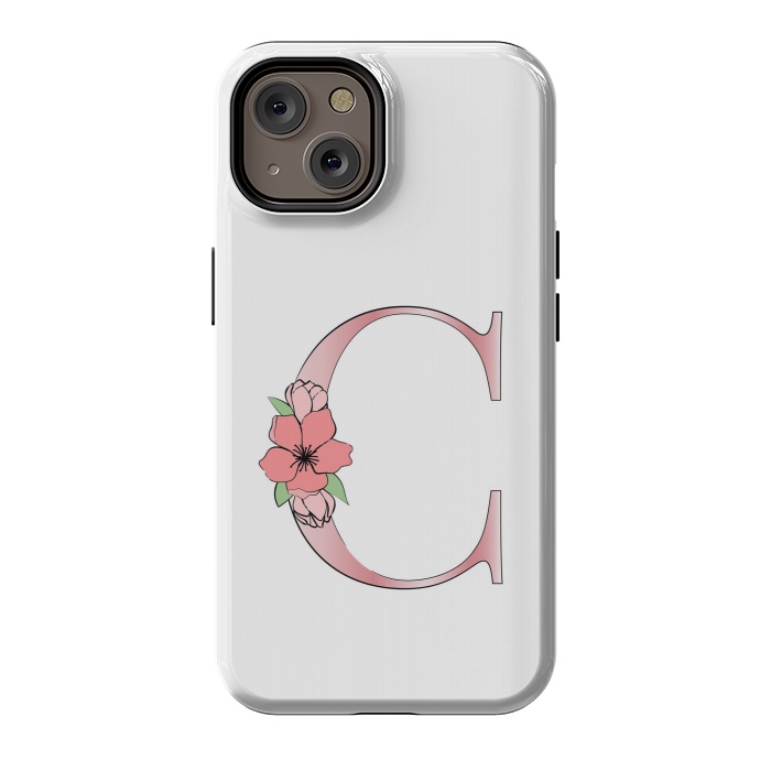 iPhone 14 StrongFit Monogram Letter C by Martina