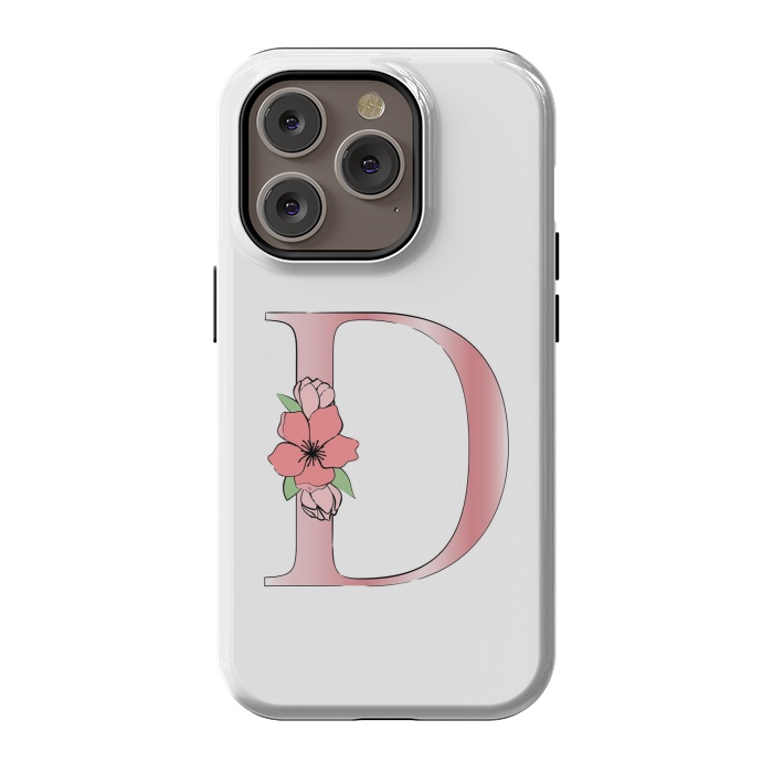 iPhone 14 Pro StrongFit Monogram Letter D by Martina