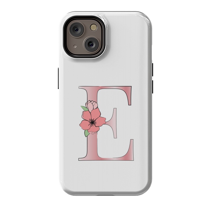 iPhone 14 StrongFit Monogram Letter E by Martina