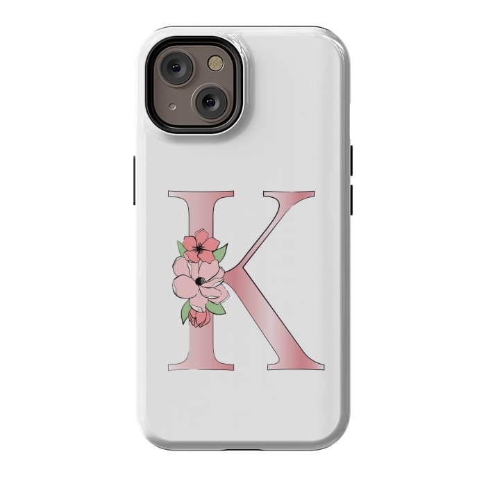 iPhone 14 StrongFit Monogram Letter K by Martina